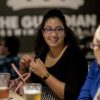 Women enjoying draft beers at Guardian Brewing Company in Muncie, Indiana