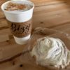 Cup of coffee from Bizy Dips Bakery & Coffee Shop