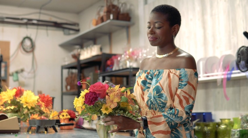 flower arrangement entrepreneur