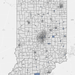 Indiana’s newly nominated 2027–2036 Opportunity Zones include eligible census tracts across the Forge ECI region, creating new potential to attract private investment and support economic and community development. Map courtesy of the Indiana Economic Development Corporation.